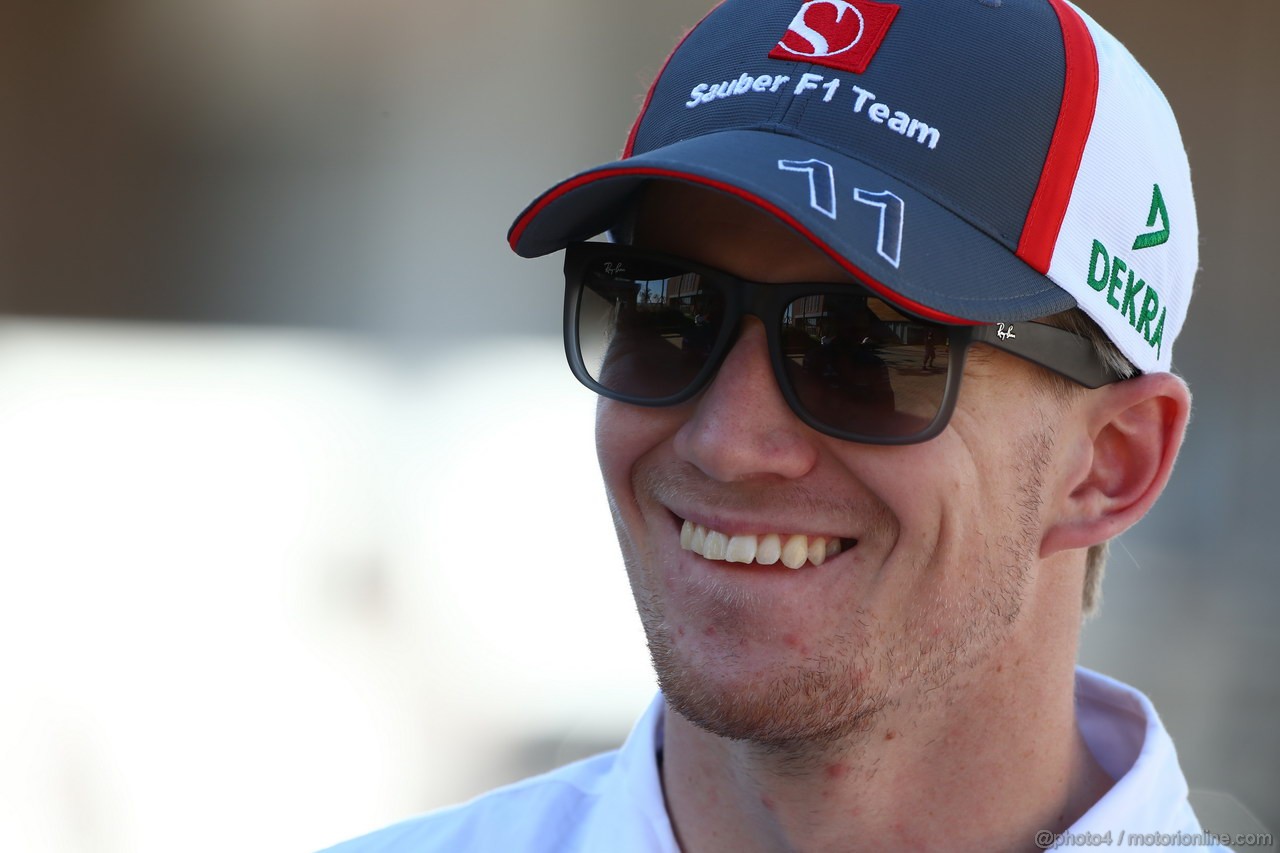 GP COREA, 03.10.2013- Nico Hulkenberg (GER) Sauber F1 Team C32 