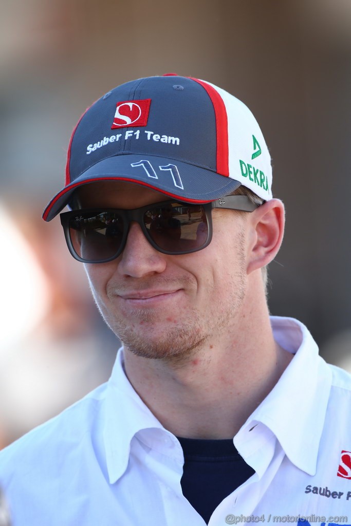 GP COREA, 03.10.2013- Nico Hulkenberg (GER) Sauber F1 Team C32 
