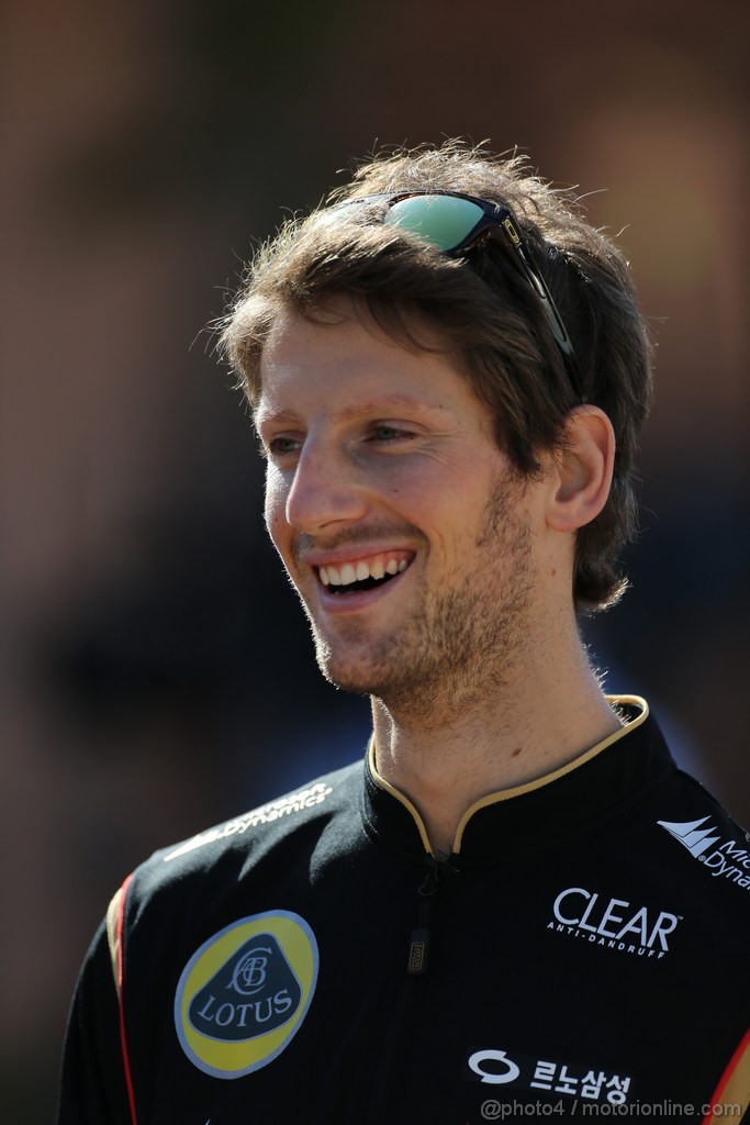 GP COREA, 03.10.2013- Romain Grosjean (FRA) Lotus F1 Team E21 
