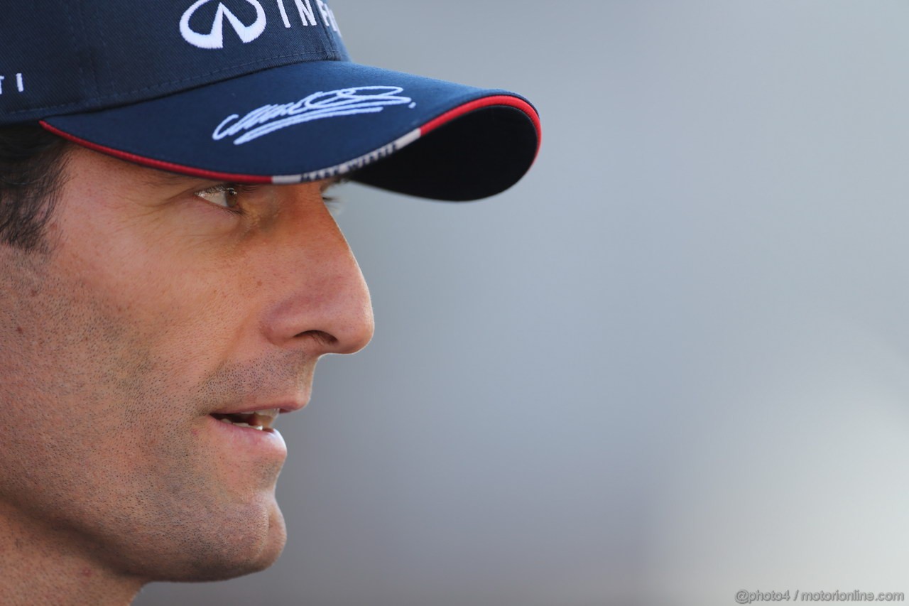 GP COREA, 03.10.2013- Mark Webber (AUS) Red Bull Racing RB9 