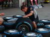 GP COREA, 03.10.2013- Redbull F1 mechanic is preparing tires