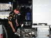 GP COREA, 03.10.2013- Lotus mechanic is working on Gearbox