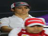 GP COREA, 03.10.2013- Giovedi' Press Conference, Esteban Gutierrez (MEX), Sauber F1 Team C32 e Felipe Massa (BRA) Ferrari F138