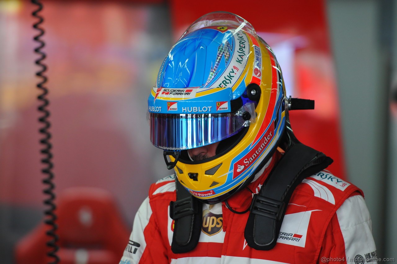 GP COREA, 05.10.2013- Free practice 3, Fernando Alonso (ESP) Ferrari F138