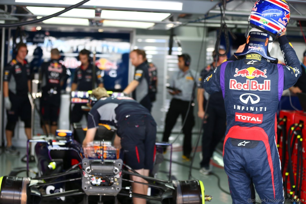 GP COREA, 05.10.2013- Free practice 3, Mark Webber (AUS) Red Bull Racing RB9