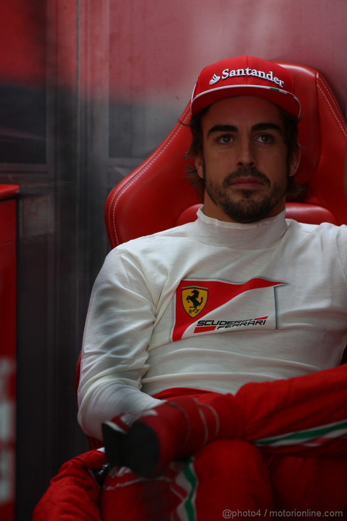 GP COREA, 05.10.2013- Free practice 3, Fernando Alonso (ESP) Ferrari F138