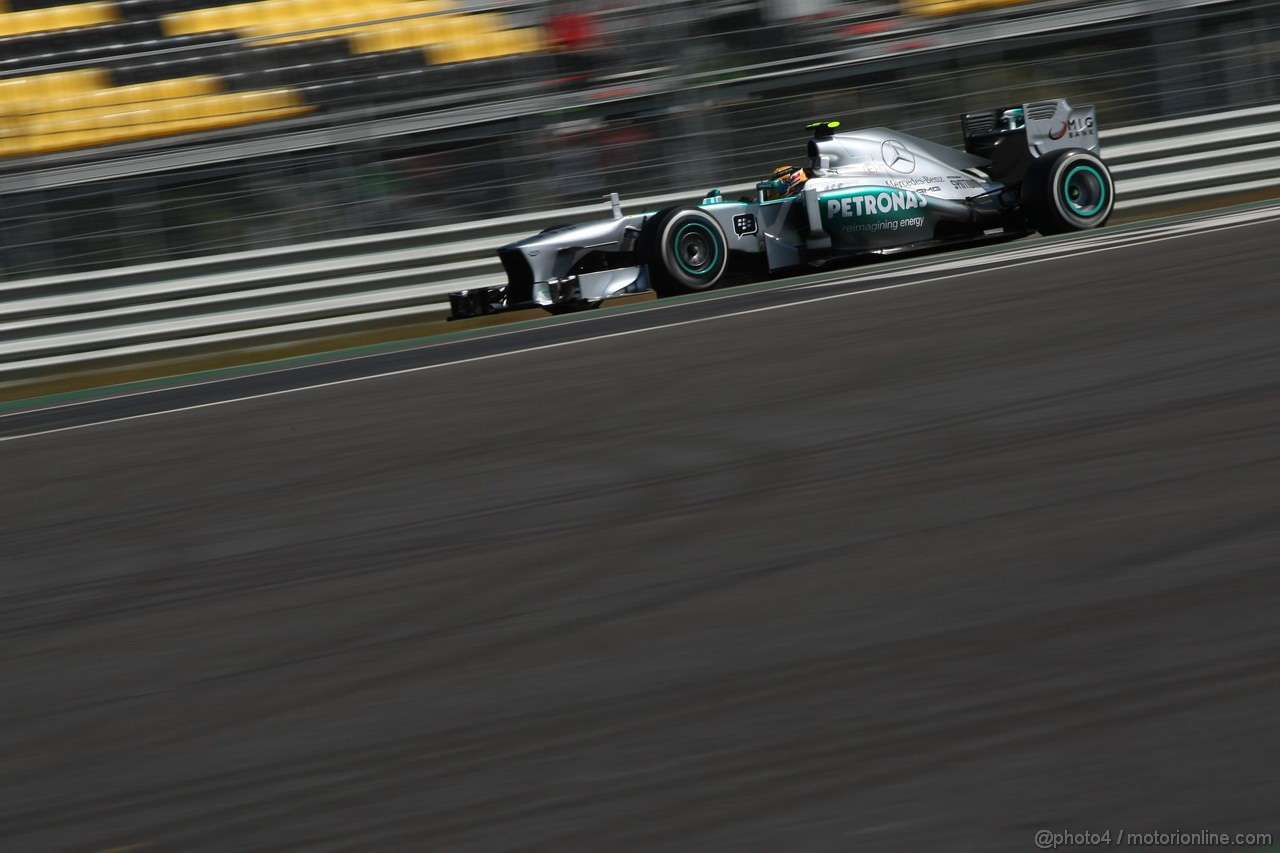 GP COREA, 05.10.2013- Free practice 3, Lewis Hamilton (GBR) Mercedes AMG F1 W04