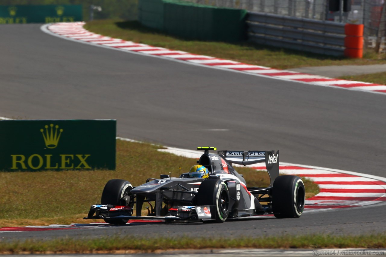 GP COREA, 05.10.2013- Free practice 3, Esteban Gutierrez (MEX), Sauber F1 Team C32
