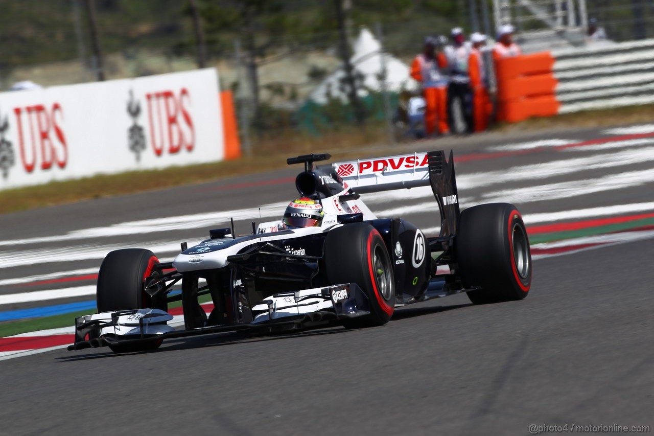 GP COREA, 05.10.2013- Free practice 3, Pastor Maldonado (VEN) Williams F1 Team FW35