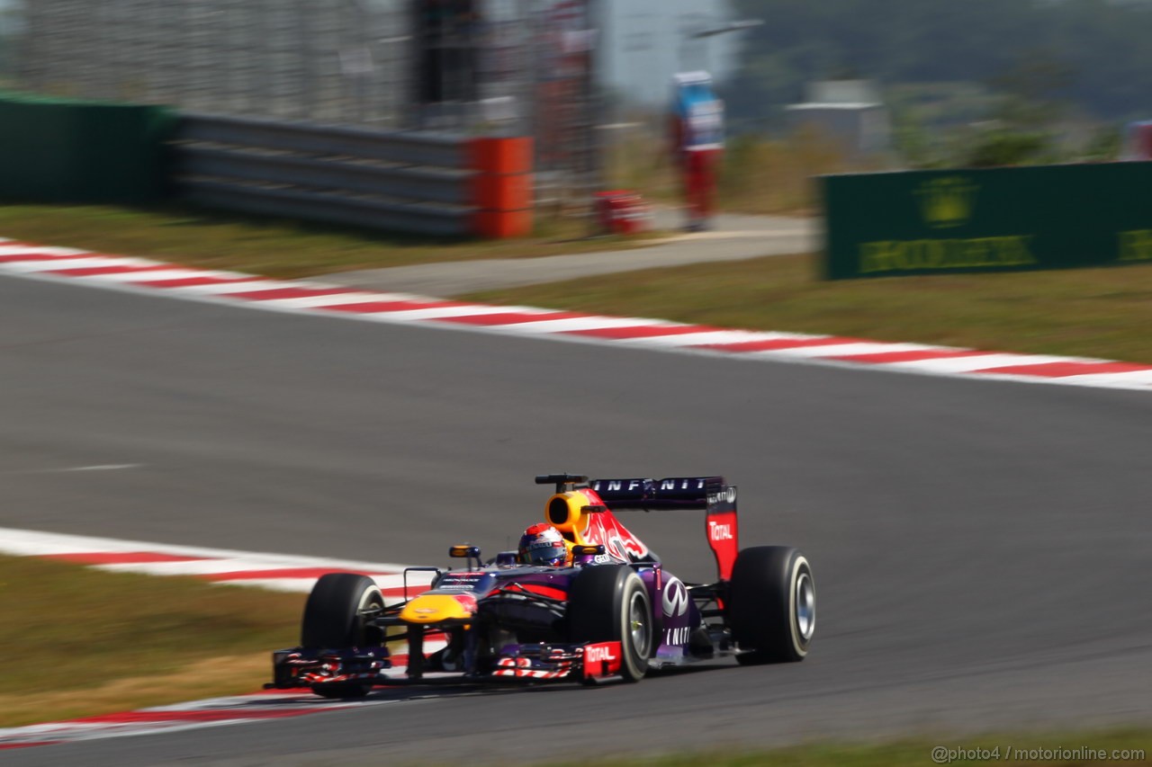 GP COREA, 05.10.2013- Free practice 3, Sebastian Vettel (GER) Red Bull Racing RB9