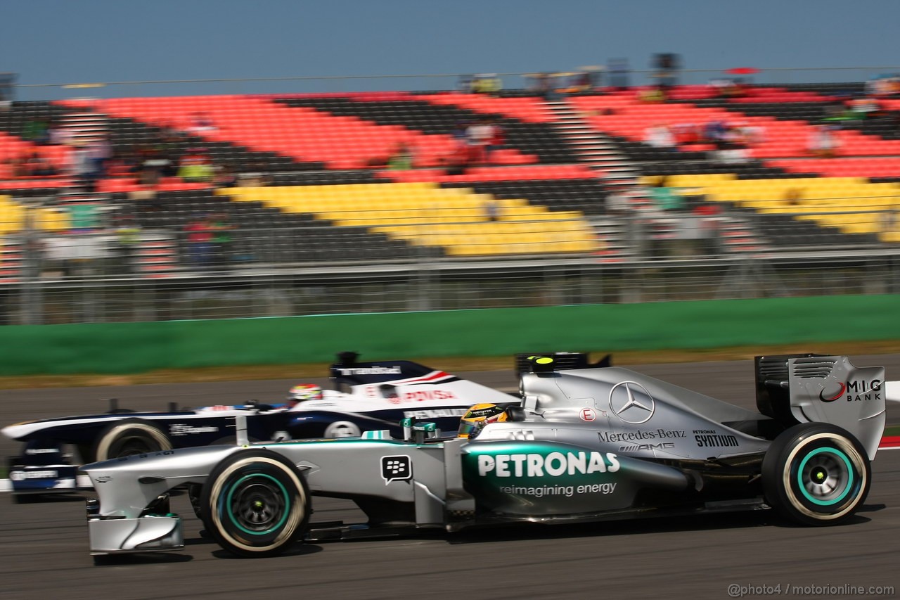 GP COREA, 05.10.2013- Free practice 3, Lewis Hamilton (GBR) Mercedes AMG F1 W04