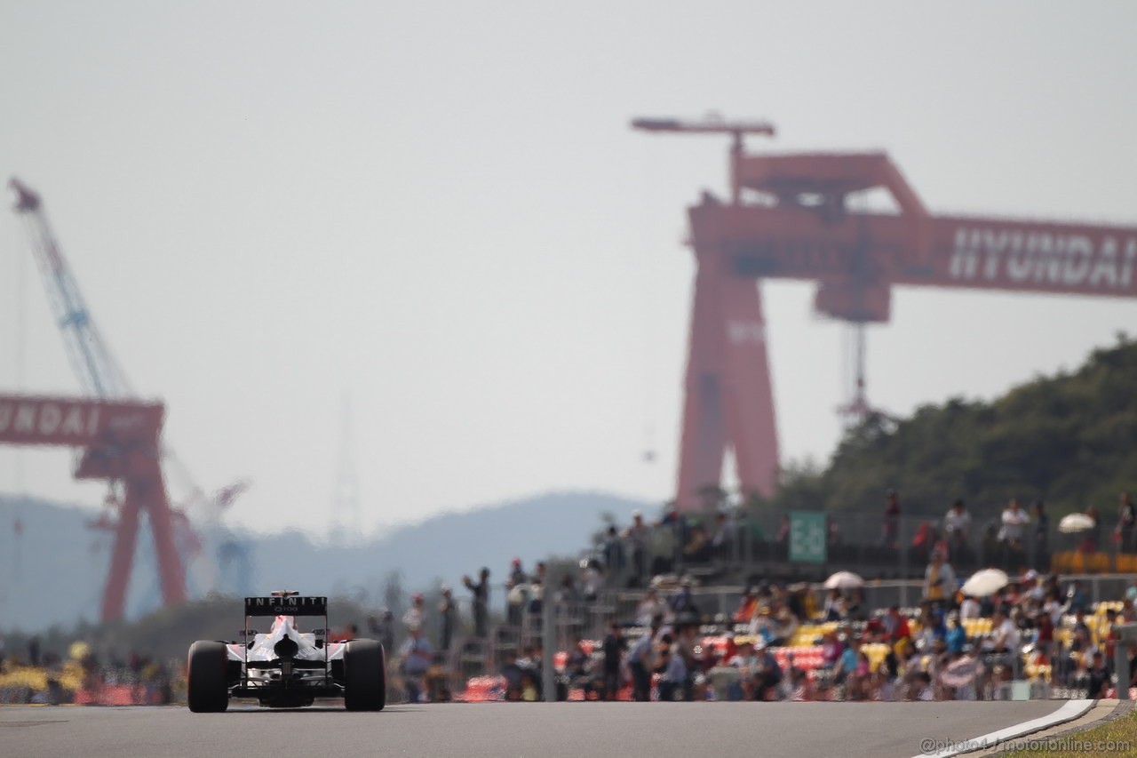 GP COREA, 05.10.2013- Qualifiche, Sebastian Vettel (GER) Red Bull Racing RB9