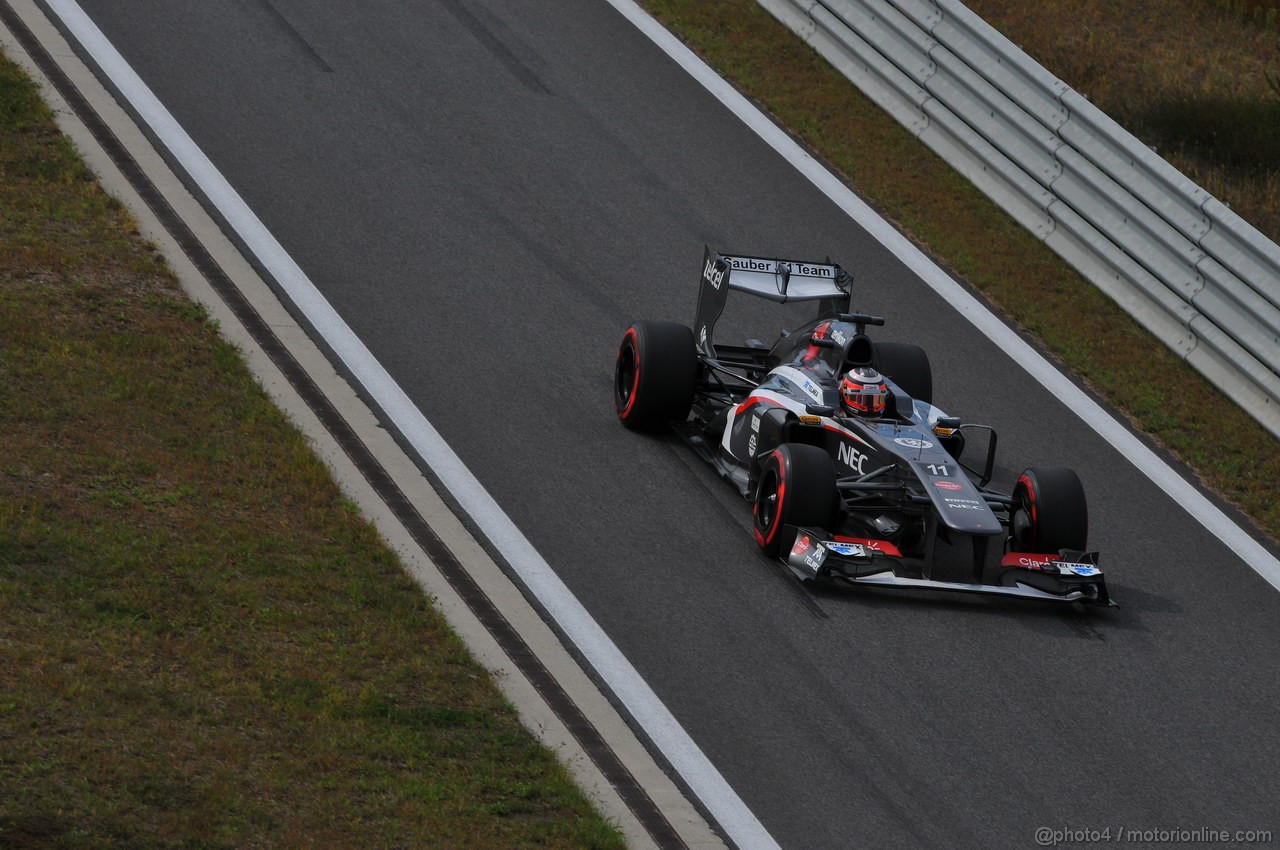 GP COREA, 05.10.2013- Qualifiche, Nico Hulkenberg (GER) Sauber F1 Team C32