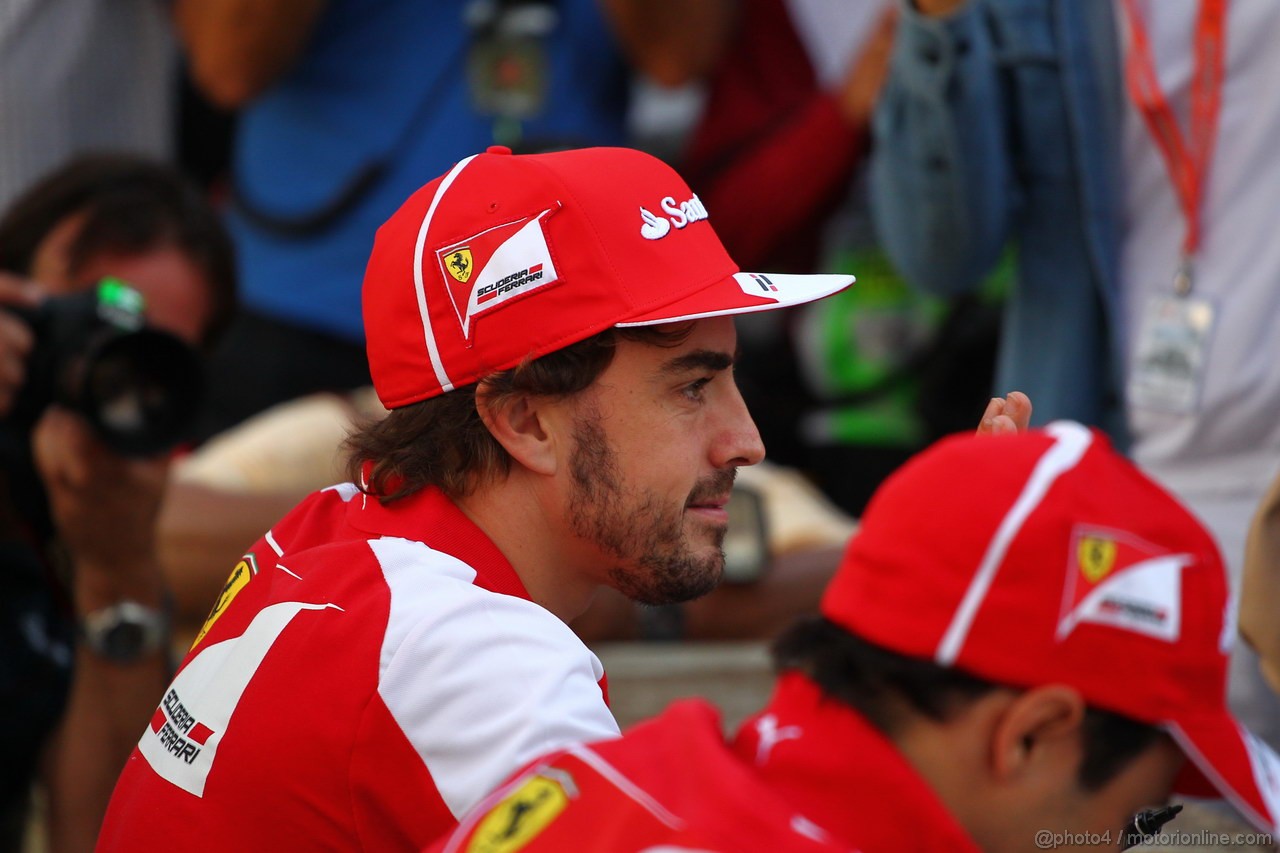 GP COREA, 05.10.2013- Autograph Session, Fernando Alonso (ESP) Ferrari F138