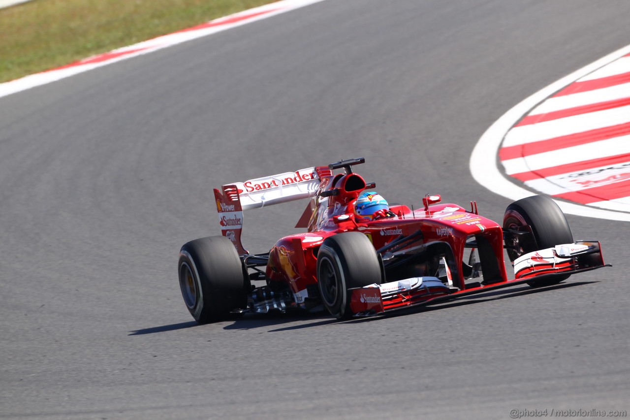 GP COREA, 04.10.2013- Prove Libere 1: Fernando Alonso (ESP) Ferrari F138 