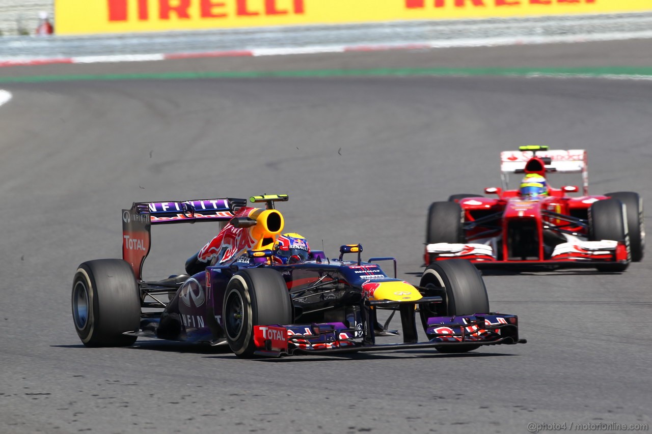 GP COREA, 04.10.2013- Prove Libere 1: Mark Webber (AUS) Red Bull Racing RB9 