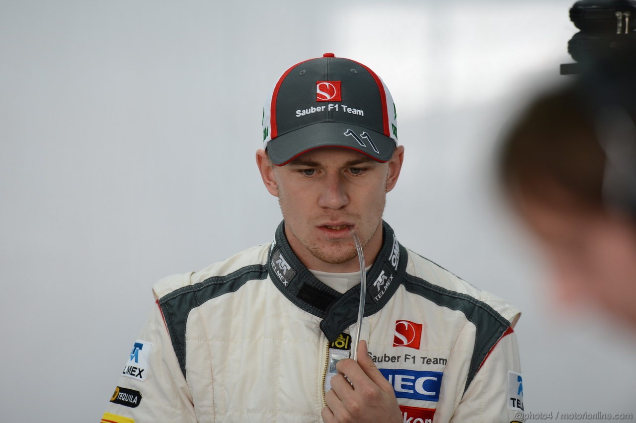 GP COREA, 04.10.2013- Prove Libere 1: Nico Hulkenberg (GER) Sauber F1 Team C32 