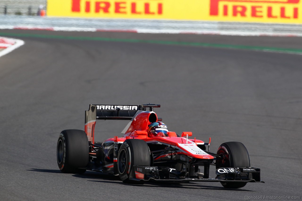 GP COREA, 04.10.2013- Prove Libere 1: Rodolfo Gonzalez (VEN) Marussia F1 Team MR02 3rd driver