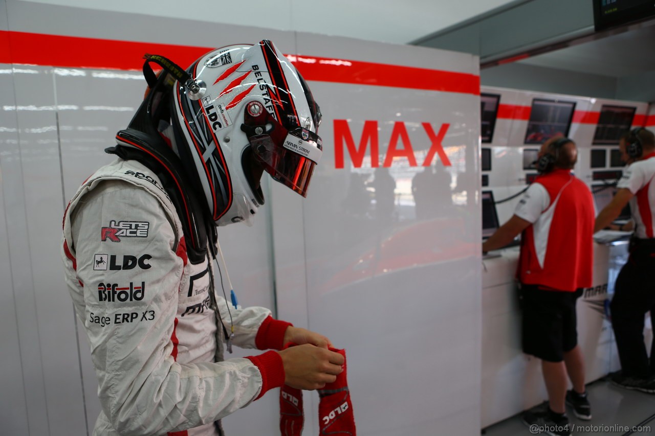 GP COREA, 04.10.2013- Prove Libere 1: Max Chilton (GBR), Marussia F1 Team MR02 
