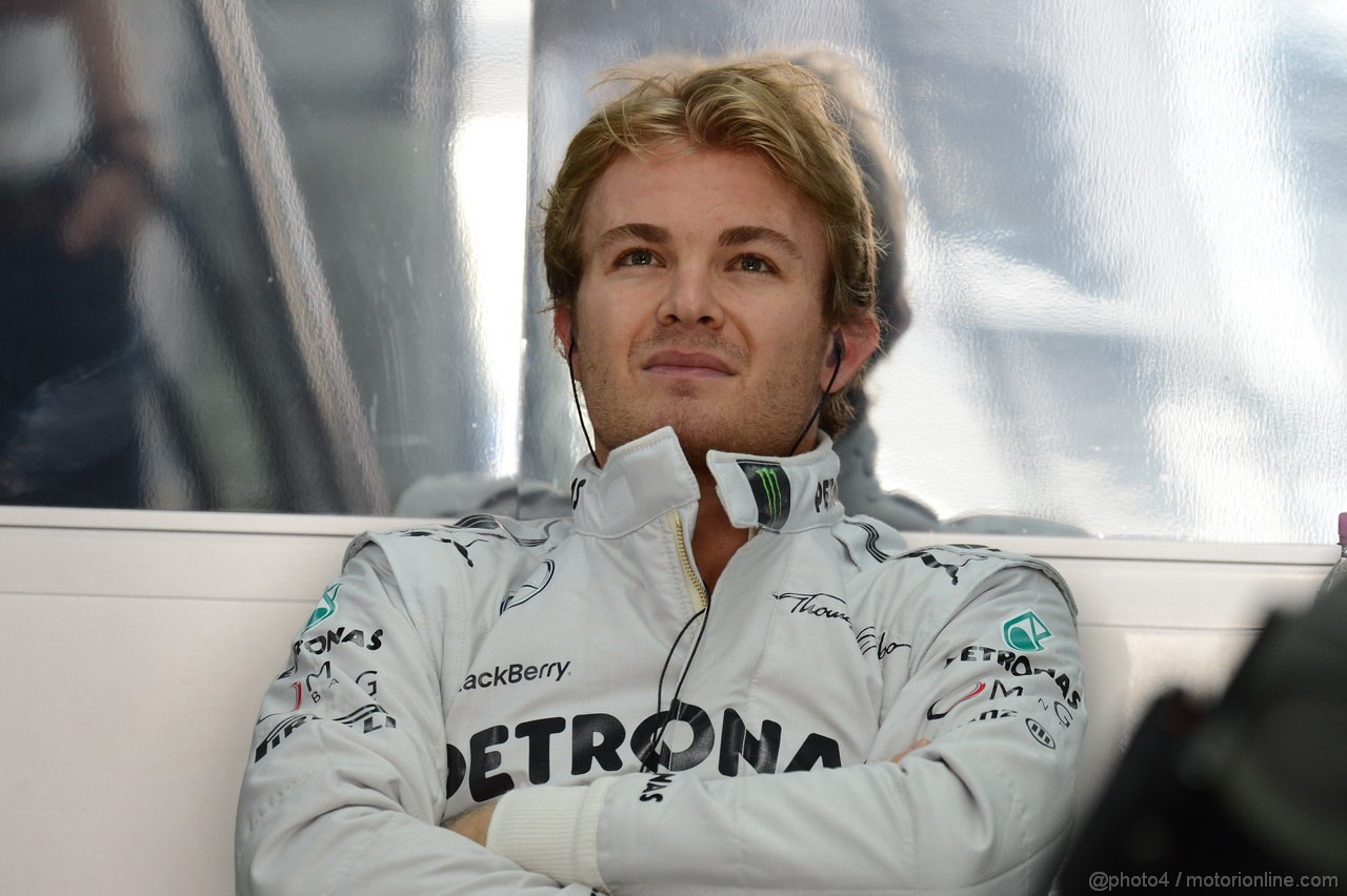 GP COREA, 04.10.2013- Prove Libere 1: Nico Rosberg (GER) Mercedes AMG F1 W04 