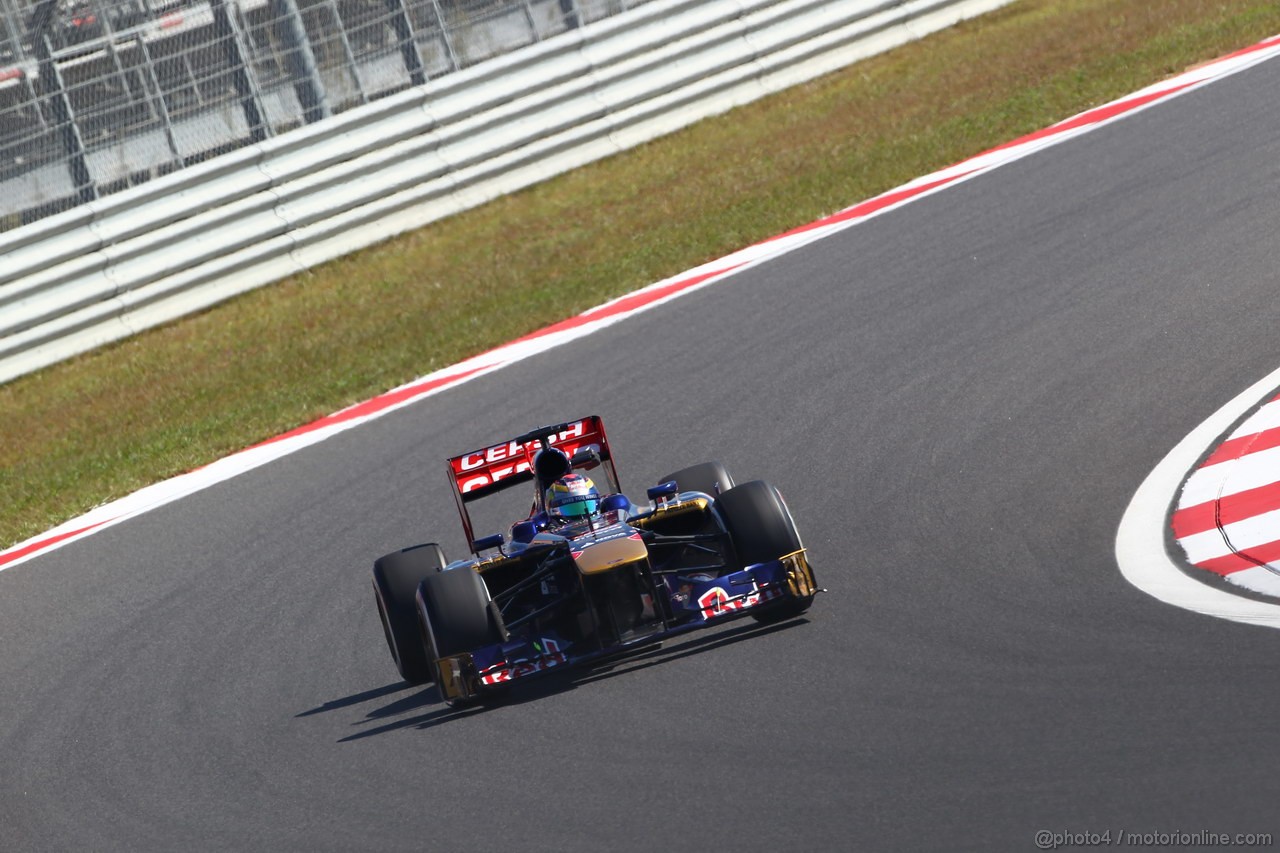 GP COREA, 04.10.2013- Prove Libere 1: Jean-Eric Vergne (FRA) Scuderia Toro Rosso STR8 