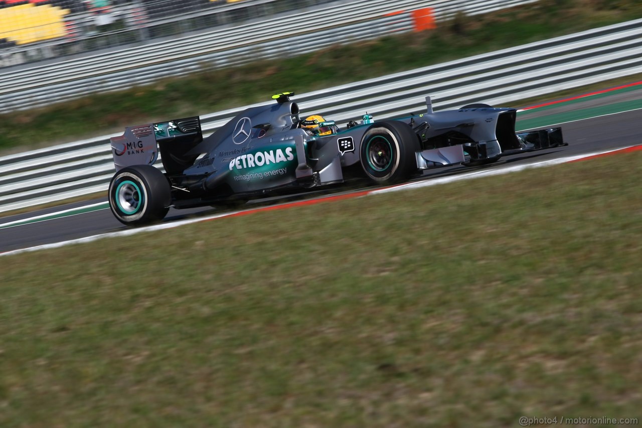 GP COREA, 04.10.2013- Prove Libere 1: Lewis Hamilton (GBR) Mercedes AMG F1 W04 
