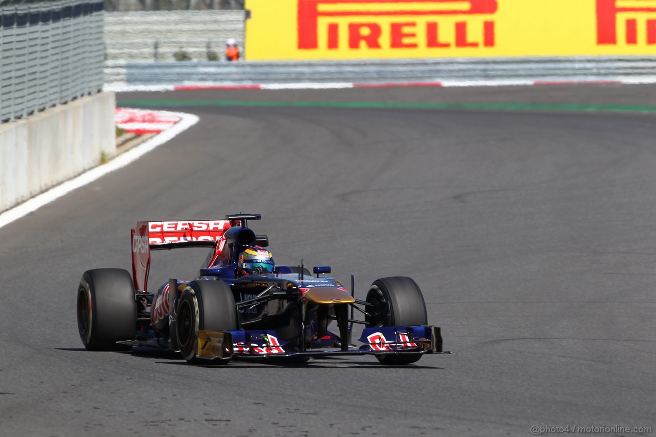 GP COREA, 04.10.2013- Prove Libere 1: Jean-Eric Vergne (FRA) Scuderia Toro Rosso STR8 
