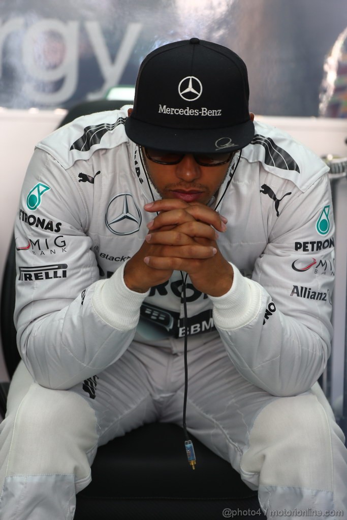 GP COREA, 04.10.2013- Prove Libere 1: Lewis Hamilton (GBR) Mercedes AMG F1 W04 