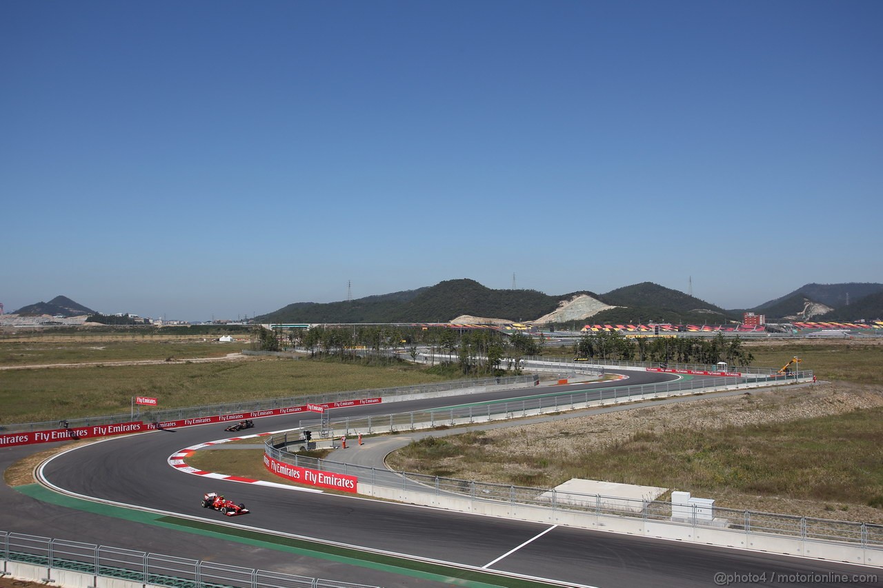 GP COREA, 04.10.2013- Prove Libere 1: Felipe Massa (BRA) Ferrari F138 