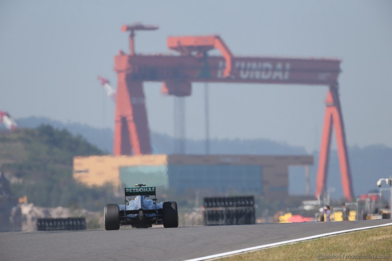 GP COREA, 04.10.2013- Prove Libere 1: Lewis Hamilton (GBR) Mercedes AMG F1 W04 