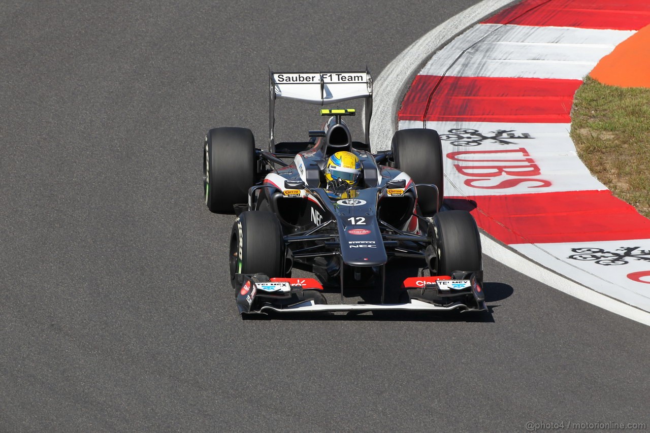 GP COREA, 04.10.2013- Prove Libere 1: Esteban Gutierrez (MEX), Sauber F1 Team C32 