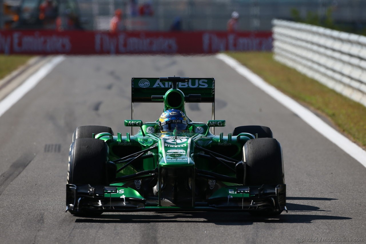 GP COREA, 04.10.2013- Free practice 2, Charles Pic (FRA) Caterham F1 Team CT03