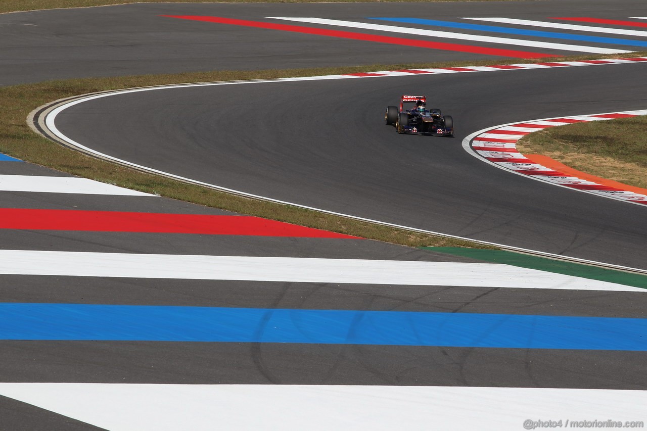 GP COREA, 04.10.2013- Free practice 2, Jean-Eric Vergne (FRA) Scuderia Toro Rosso STR8