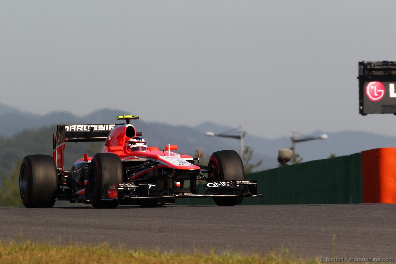 GP COREA, 04.10.2013- Free practice 2, Max Chilton (GBR), Marussia F1 Team MR02