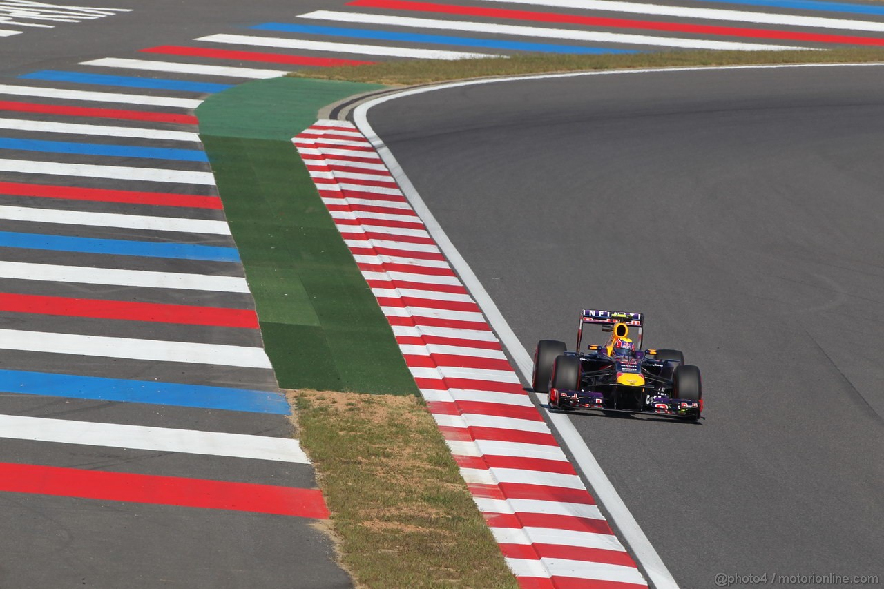GP COREA, 04.10.2013- Free practice 2, Mark Webber (AUS) Red Bull Racing RB9