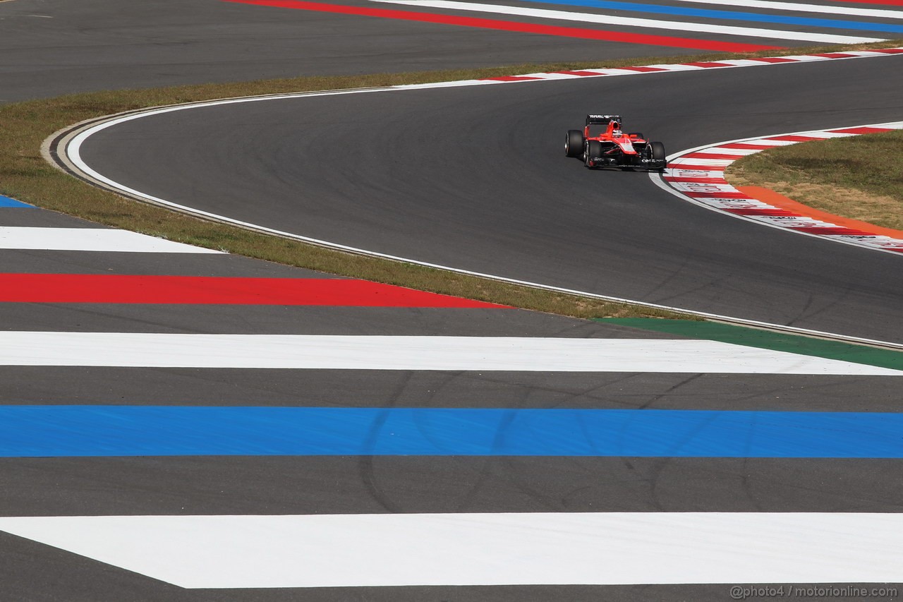 GP COREA, 04.10.2013- Free practice 2, Jules Bianchi (FRA) Marussia F1 Team MR02