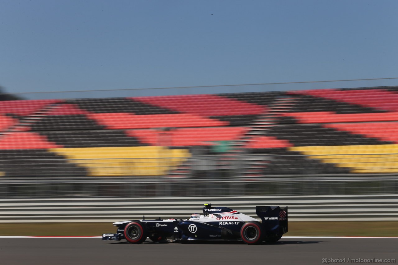 GP COREA, 04.10.2013- Free practice 2, Valtteri Bottas (FIN), Williams F1 Team FW35