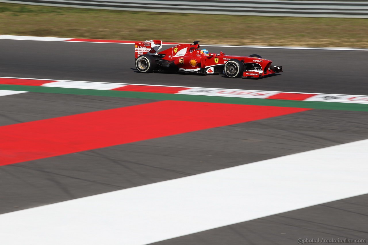GP COREA, 04.10.2013- Free practice 2, Fernando Alonso (ESP) Ferrari F138