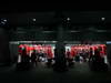 GP COREA, 04.10.2013- Ferrari garage in the night