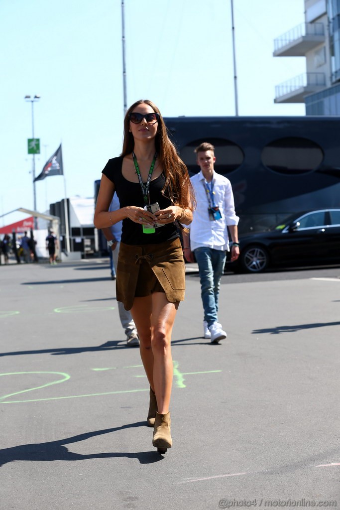 GP GERMANIA, 07.07.2013- Jessica Michibata (GBR), girfriend of Jenson Button (GBR) 