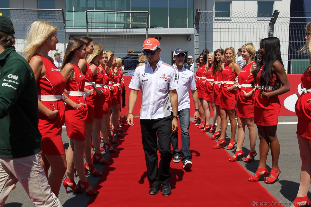 GP GERMANIA, 07.07.2013- Sergio Perez (MEX) McLaren MP4-28 