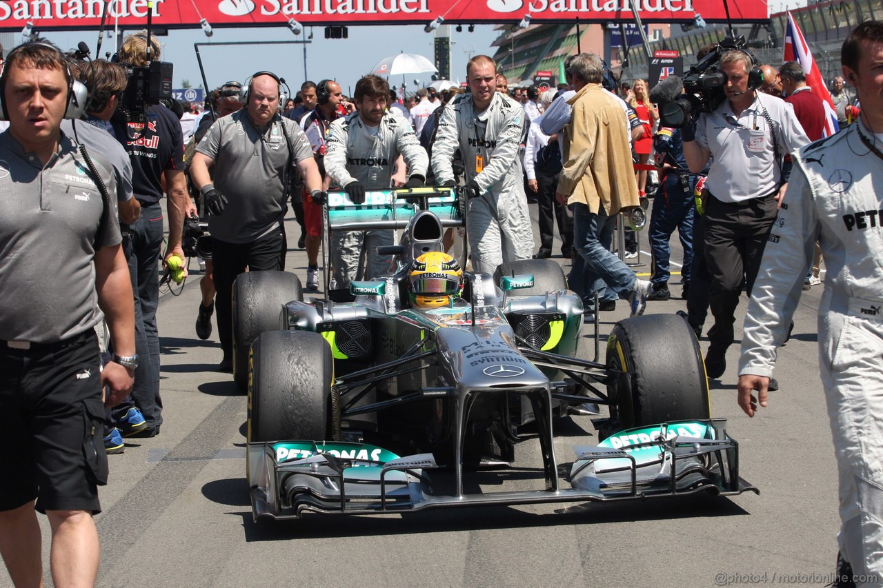 GP GERMANIA, 07.07.2013-  Gara, Lewis Hamilton (GBR) Mercedes AMG F1 W04 