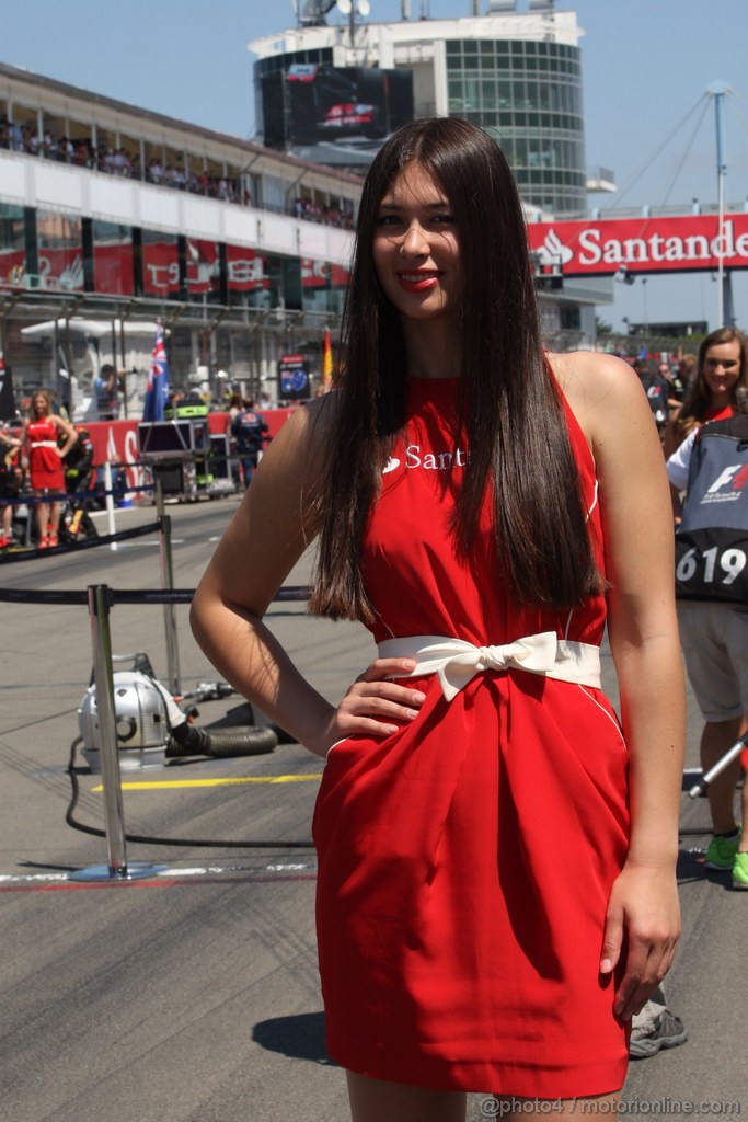 GP GERMANIA, 07.07.2013-  Gara, griglia Ragazza