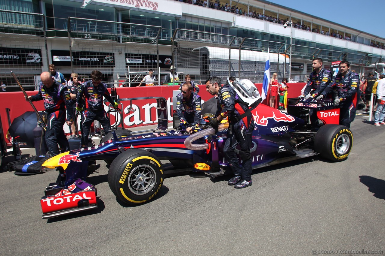 GP GERMANIA, 07.07.2013-  Gara, Sebastian Vettel (GER) Red Bull Racing RB9