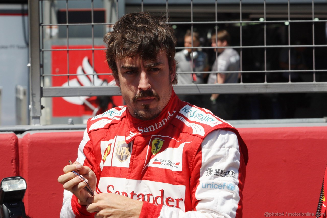 GP GERMANIA, 07.07.2013-  Gara, Fernando Alonso (ESP) Ferrari F138