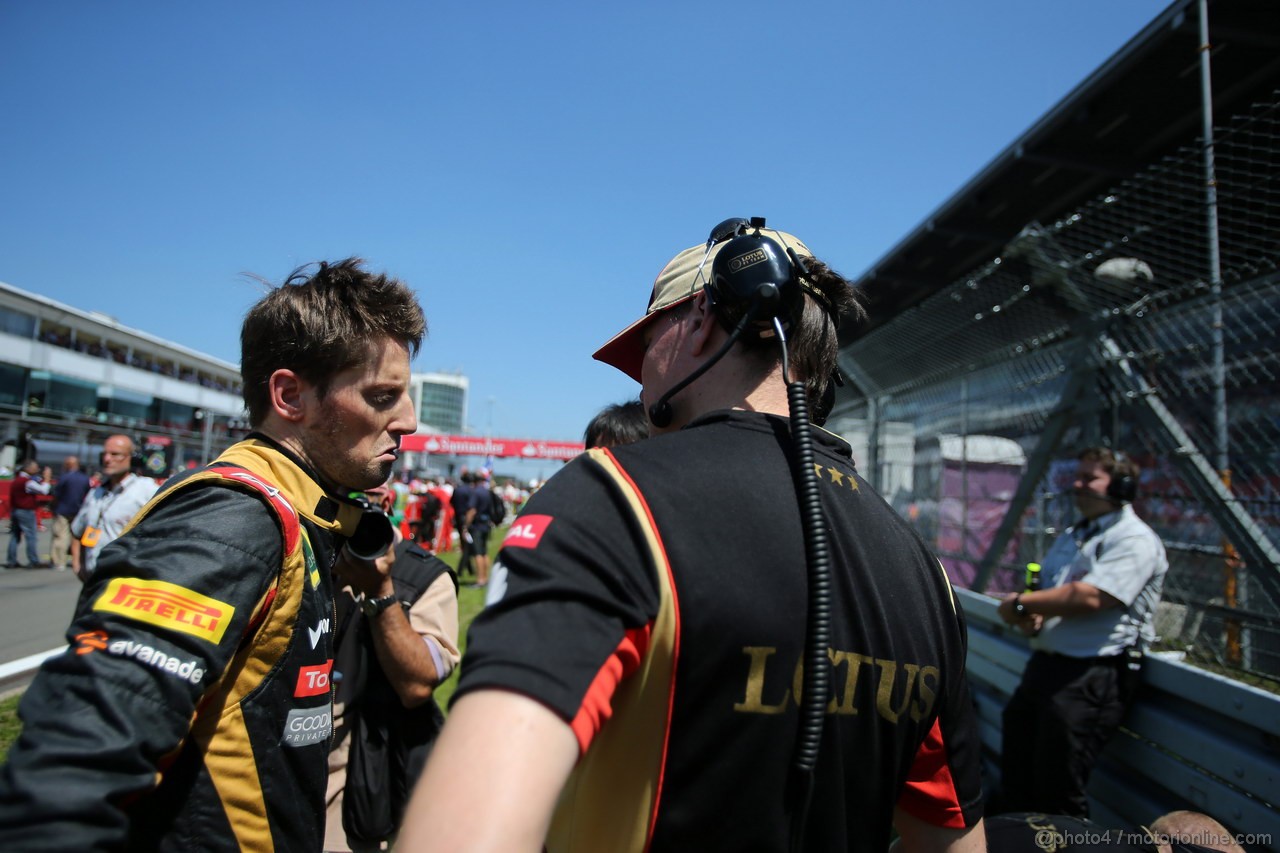 GP GERMANIA, 07.07.2013-  Gara, Romain Grosjean (FRA) Lotus F1 Team E21 