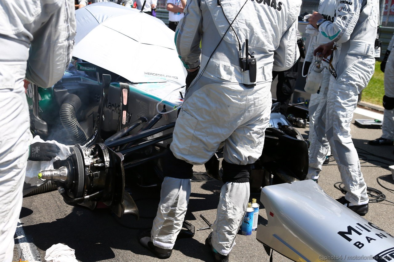 GP GERMANIA, 07.07.2013-  Gara, Mercedes AMG F1 W04 