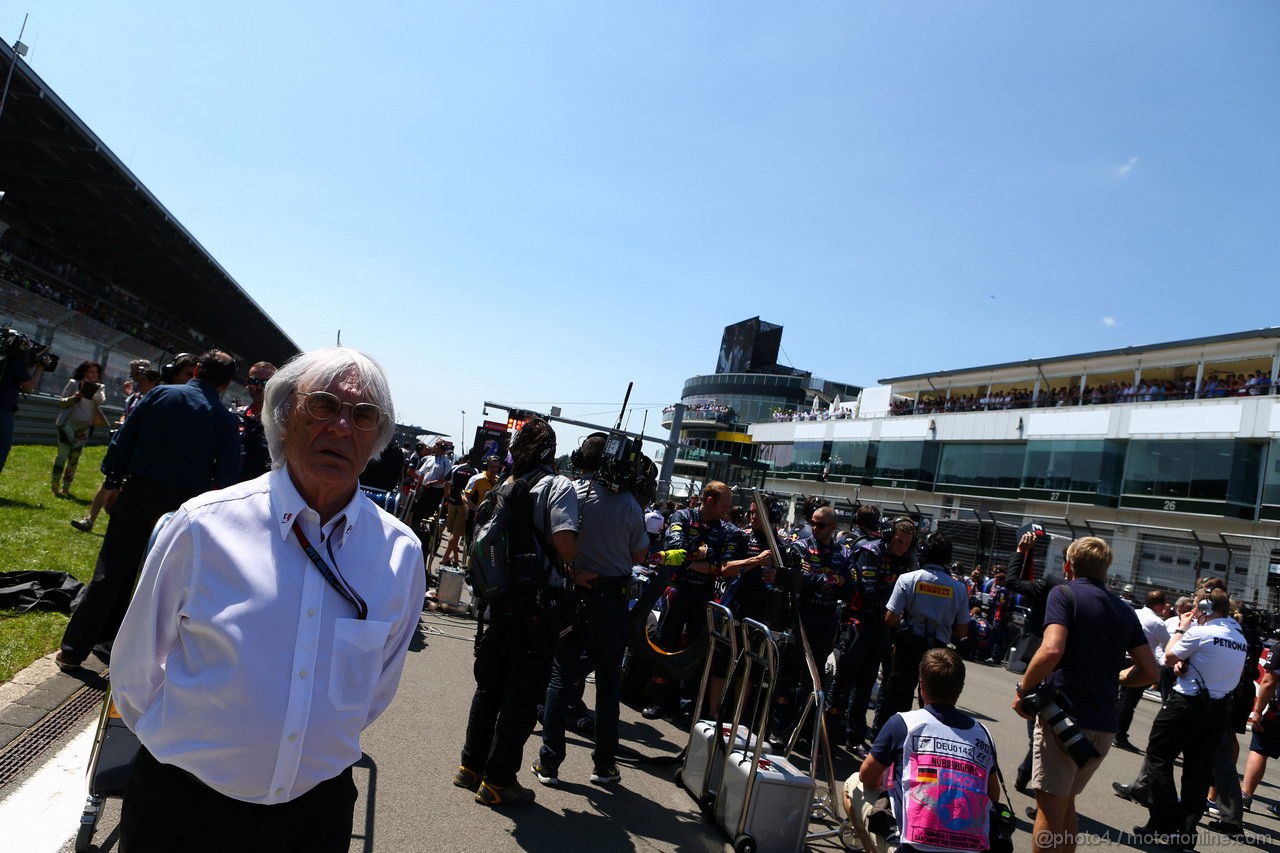 GP GERMANIA, 07.07.2013-  Gara, Bernie Ecclestone (GBR), President e CEO of Formula One Management  