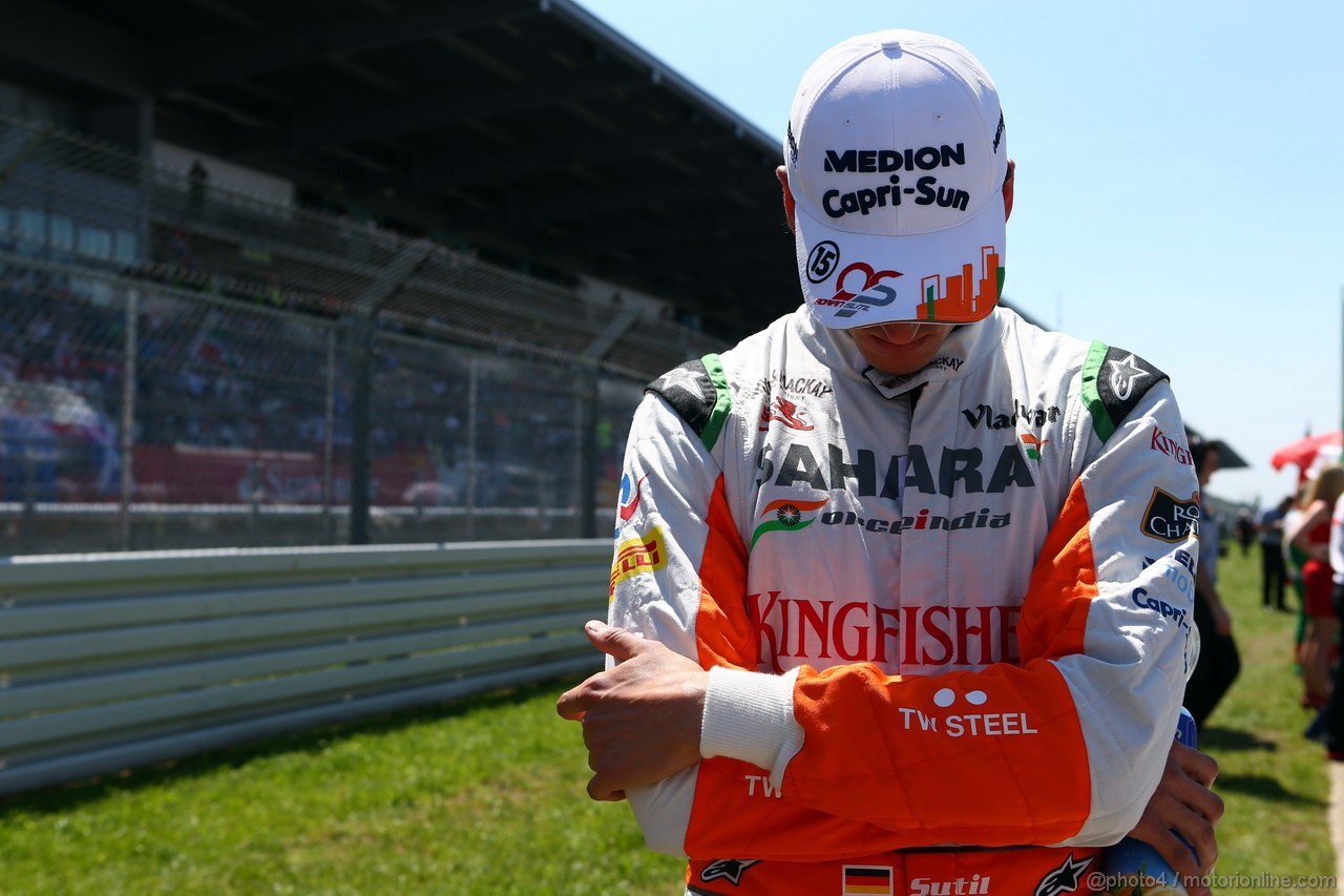 GP GERMANIA, 07.07.2013-  Gara, Adrian Sutil (GER), Sahara Force India F1 Team VJM06 