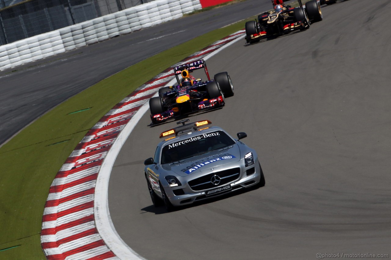 GP GERMANIA, 07.07.2013-  Gara, The Safety car on the track